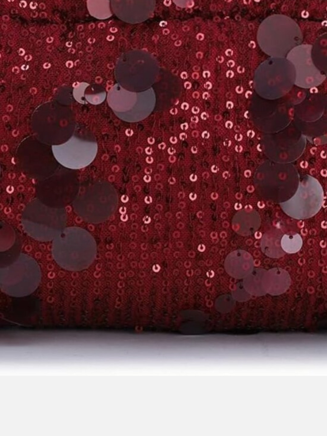 Women's Red Sequin Evening Clutch - Women Bags Brand New